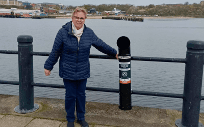 Cllr Sue Stonehouse Tackles Marine Waste